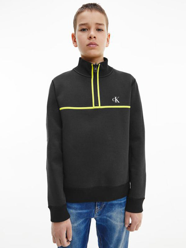 Reversible Zip Up Sw Ck Black / 10