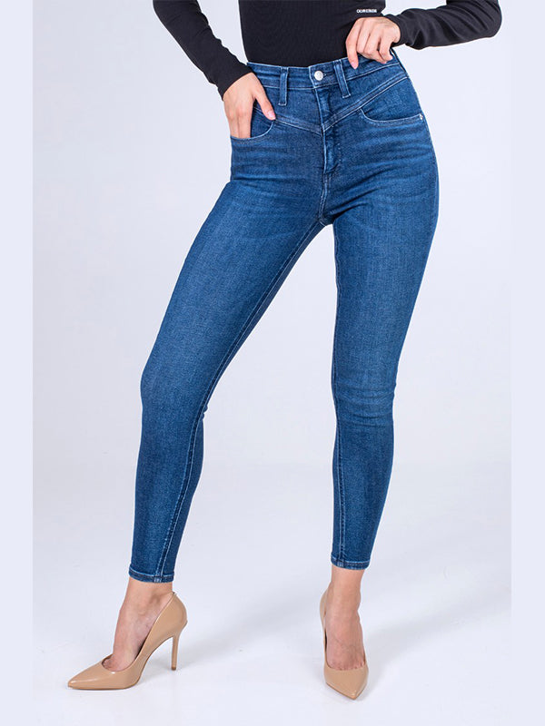 High Rise Super Skin Denim Dark / NI30