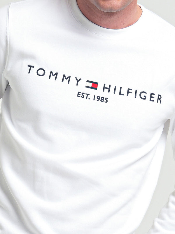 Tommy Logo Sweatshirt White / L