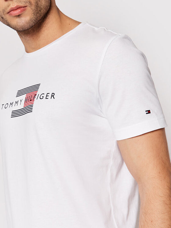 Lines Hilfiger Tee White / L