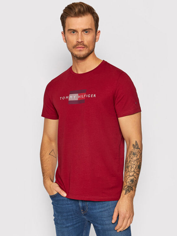 Lines Hilfiger Tee Regatta Red / L