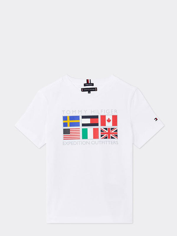 Reflective Flags Tee White / 10