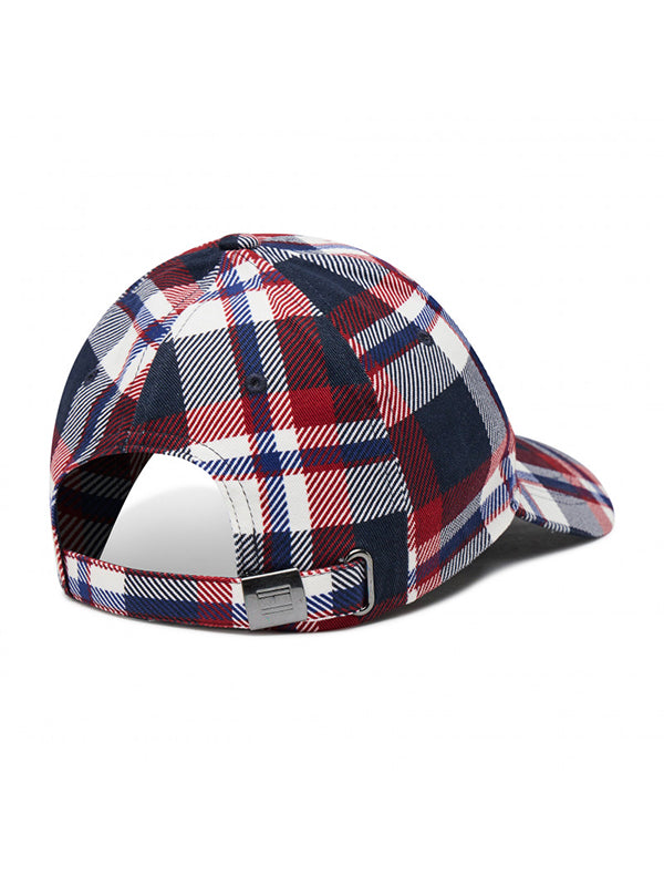 Th Established Cap Red / Navy Tartan / OS