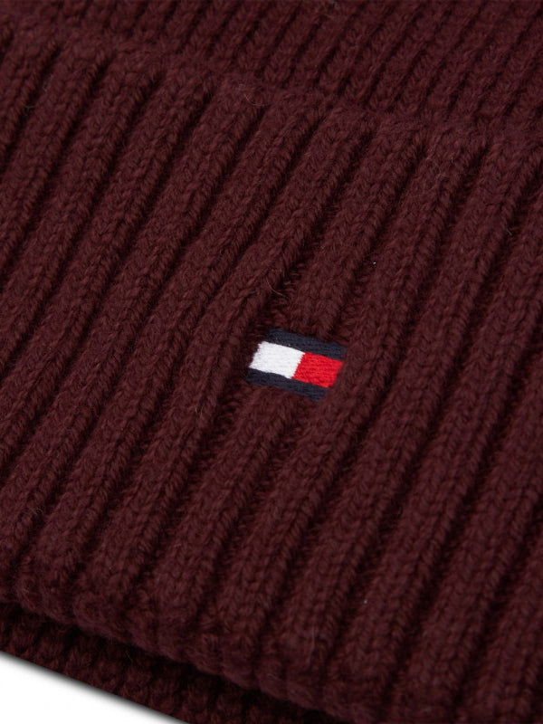 Pima Cotton Beanie Deep Burgundy / OS