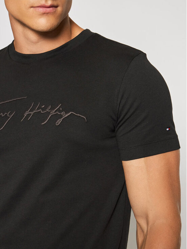 Signature Graphic Te Black / L