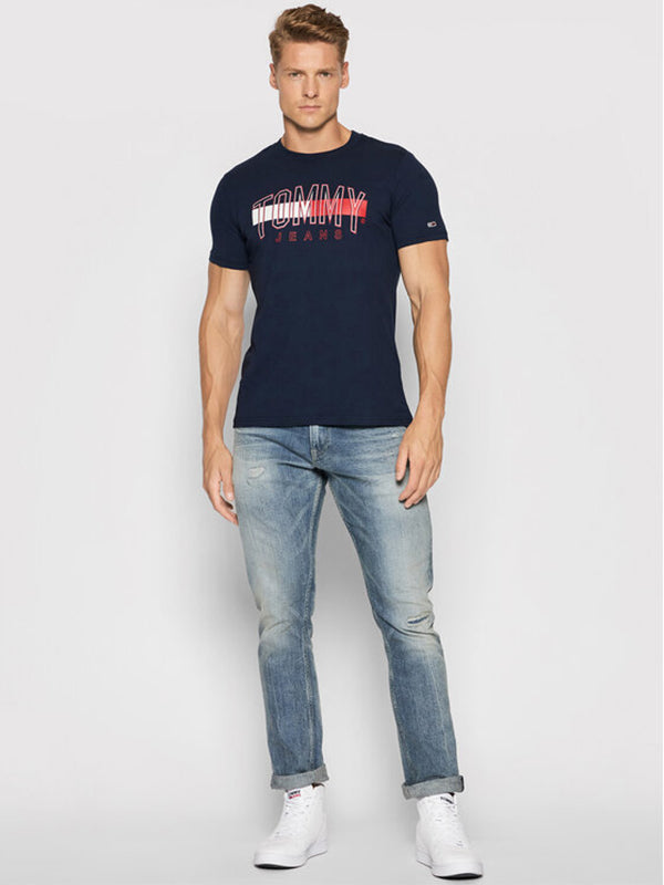 Tjm Flag Tommy Tee Twilight Navy / L