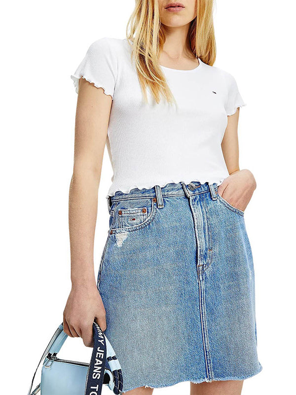 Tjw Skinny Crop Baby White / L