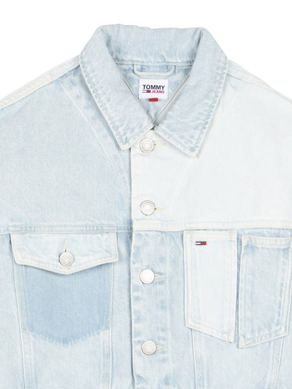 Cropped Trucker Jk A Denim Light / L