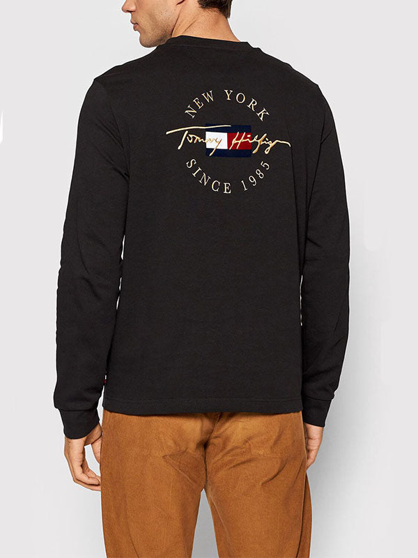 Tommy Flag Side Tee Olivewood / L