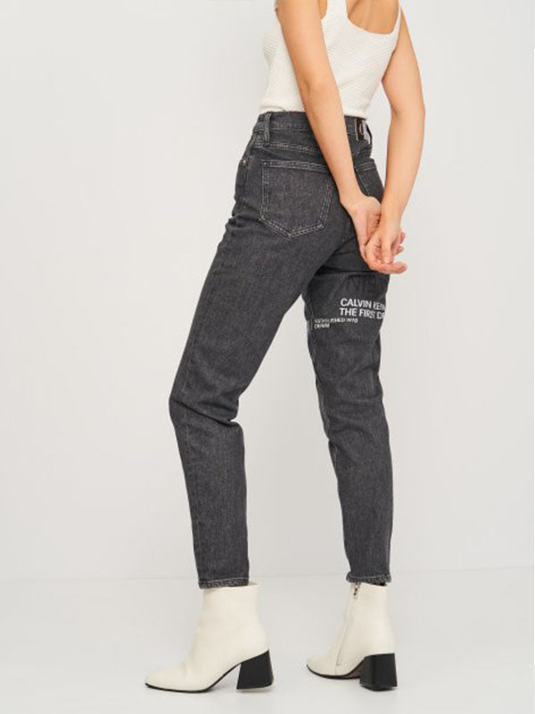 Mom Jean Denim Black / NI34