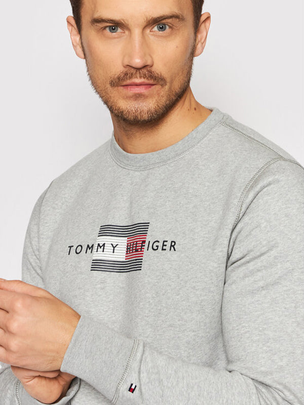 Lines Hilfiger Crewn Light Grey Heather / L