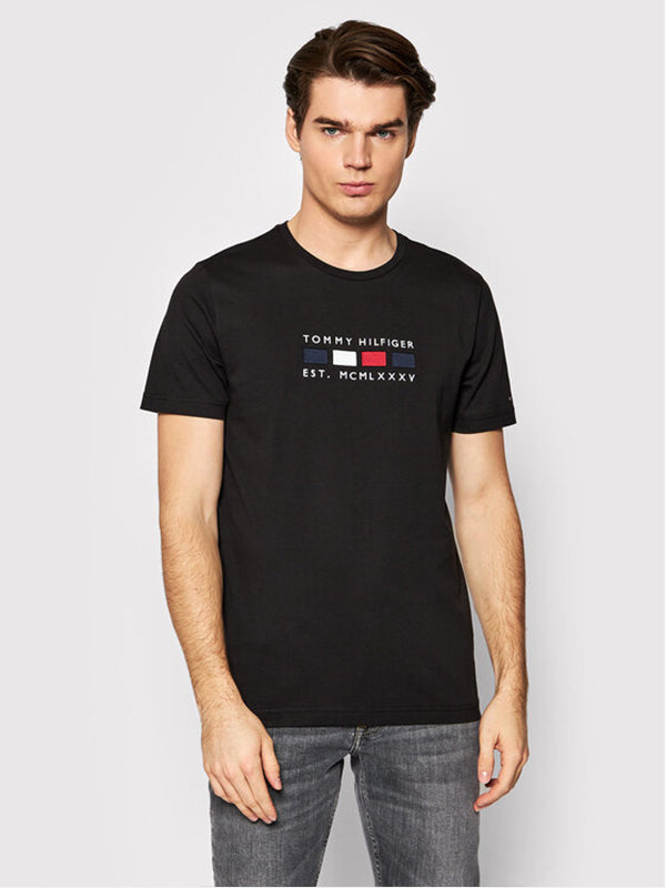 Four Flags Tee Black / L