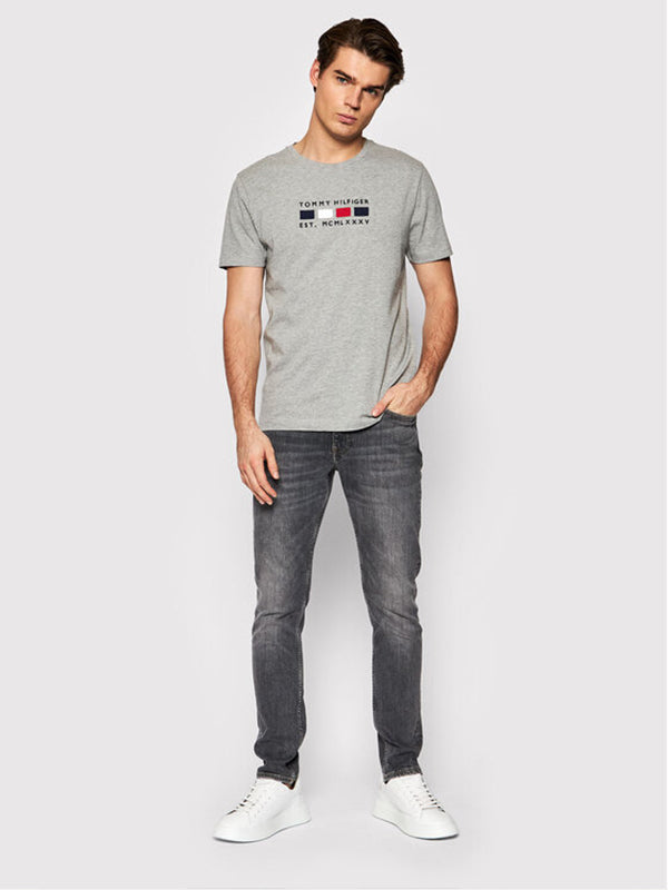 Four Flags Tee Light Grey Heather / L