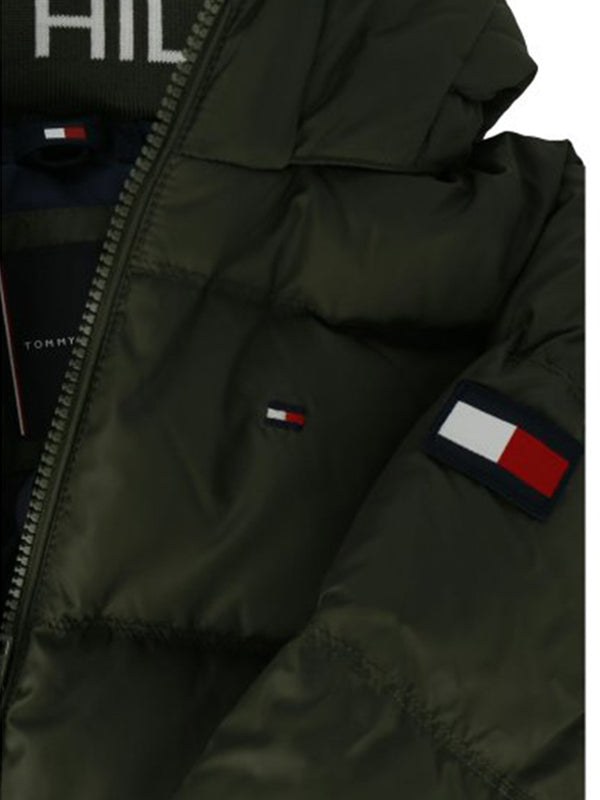 Essential Down Jacke Dark Olive / 10