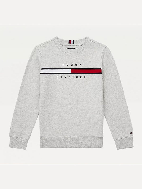 Flag Rib Insert Swea Light Grey Heather / 10