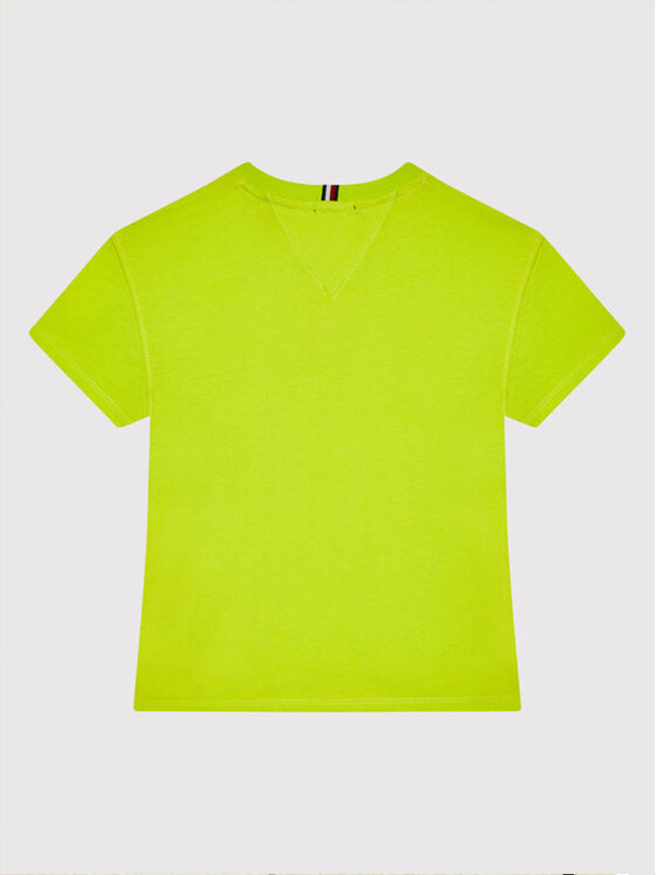 Mountain Flag Tee S/ Neo Lime / 10