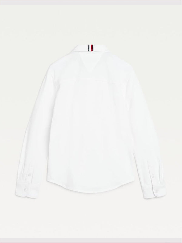 Pique Shirt L/S White / 10