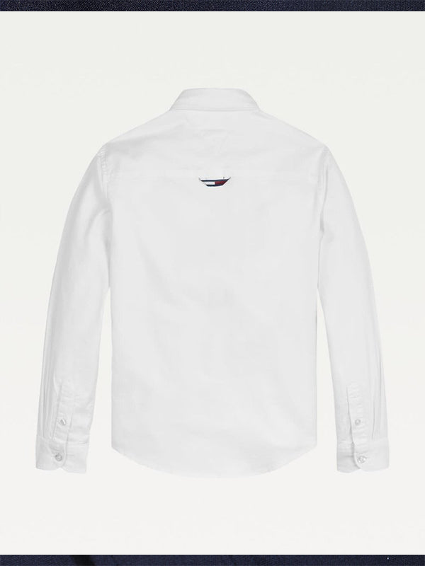 Th Detail Oxford L/S White / 10