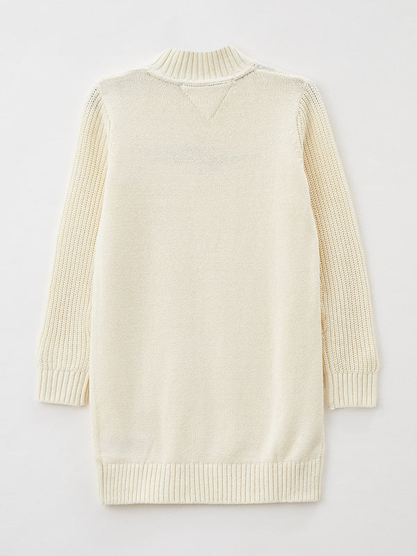 Mock Neck Sweater Dr Ivory Petal / 10