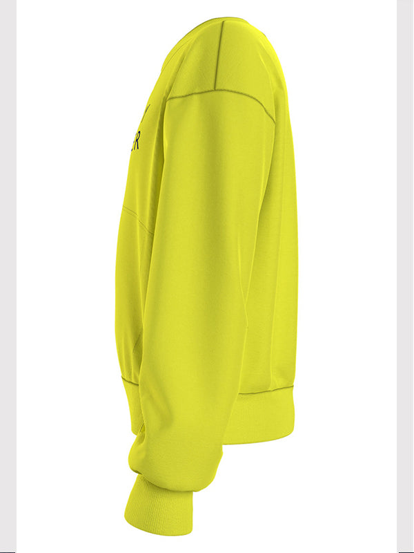 Pleated Sleeve Sweat Neo Lime / 10