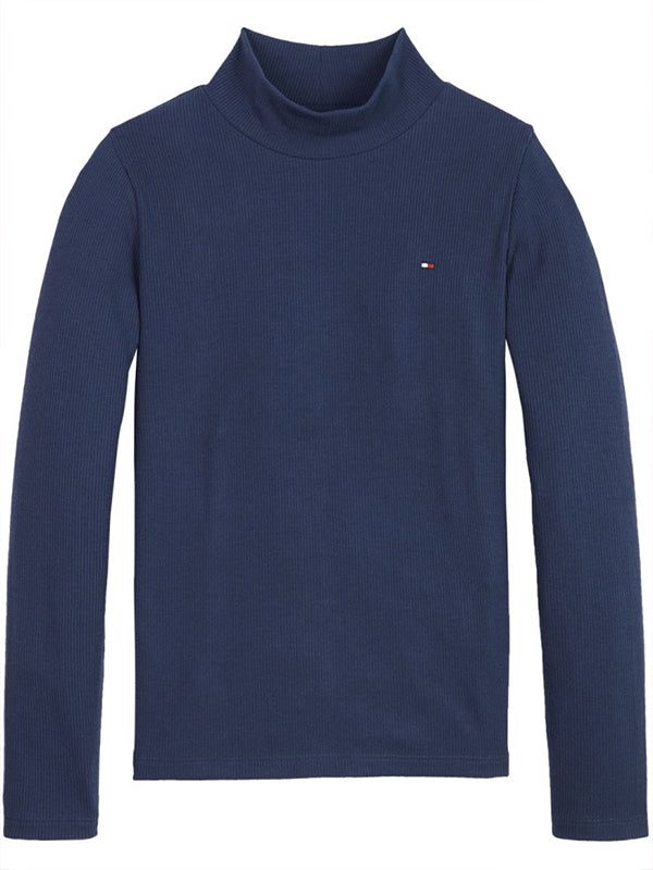 Dg Tjw Rib Mock Neck Twilight Navy / 10