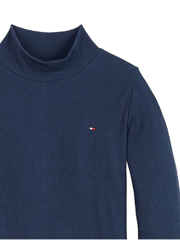 Dg Tjw Rib Mock Neck Twilight Navy / 10