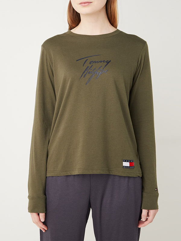 Ls Tee Army Green / XS