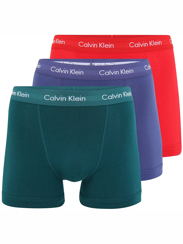 Trunk 3Pk MAYA BLUE/ SOFT GRAPE/ RUSTIC RED / L