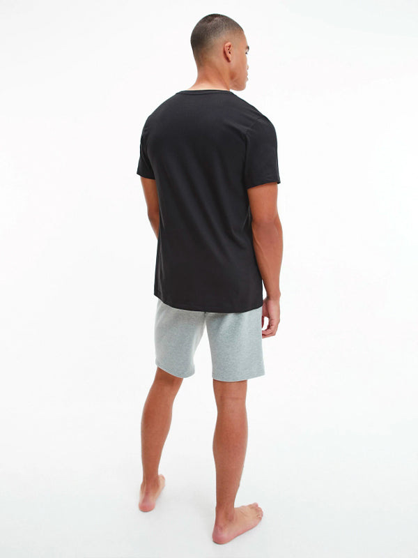 S/S V Neck 3Pk BLACK / L