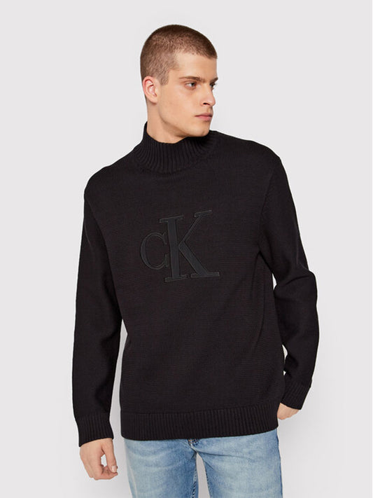 Premium Ck Mock Neck Ck Black / L