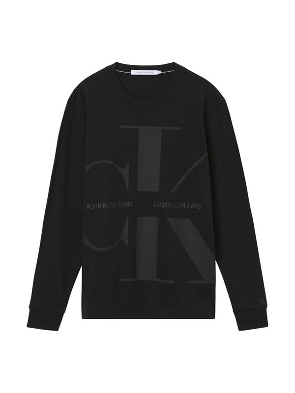 Bold Monogram Ls Tee Ck Black / L