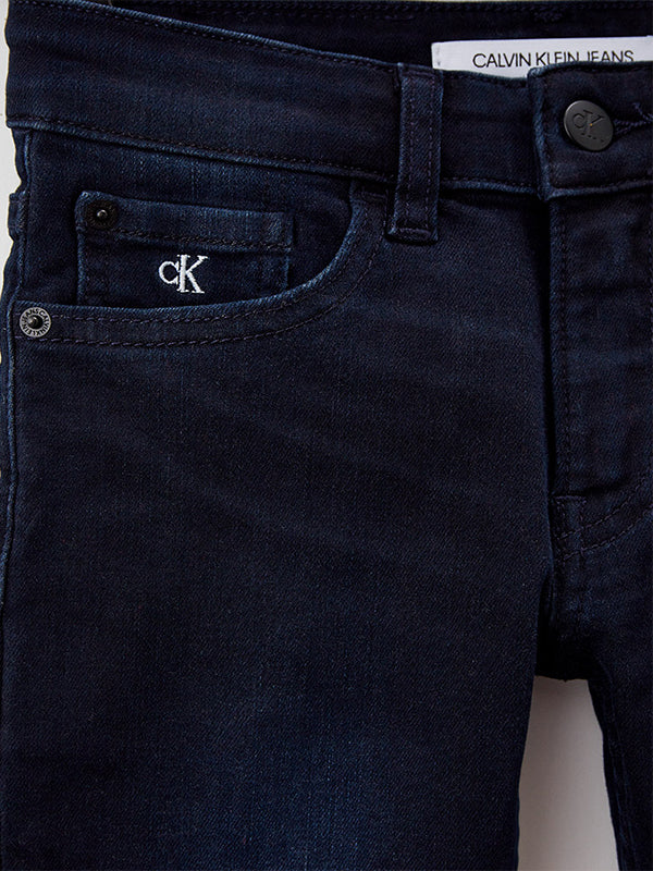 Slim Dark Blue Black Dark Blue Black Stretch / 10