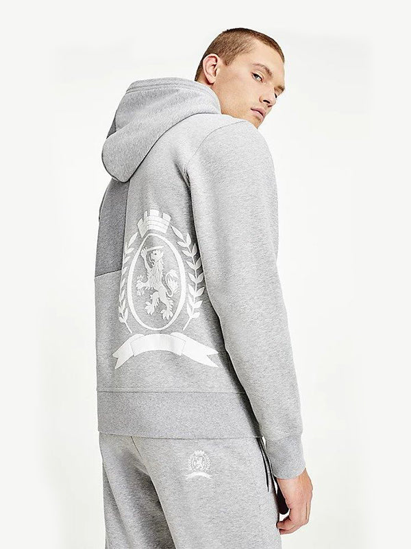 Icon Crest Splice Ho Light Grey Heather / L