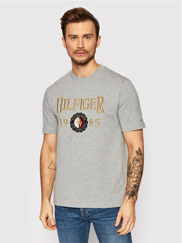 Hilfiger Icon Crest Light Grey Heather / L