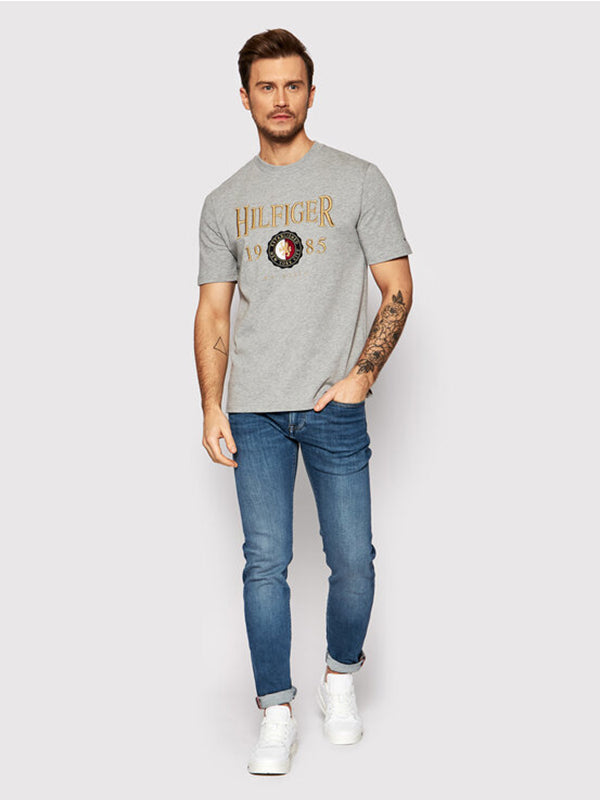 Hilfiger Icon Crest Light Grey Heather / L