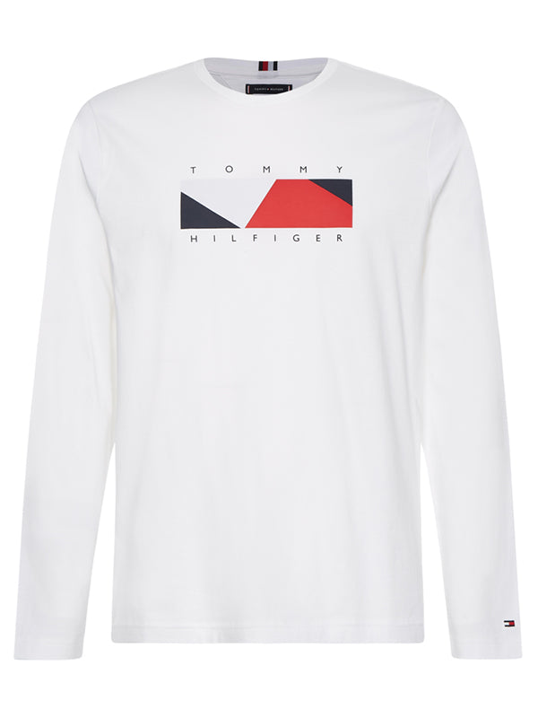 Wcc Diagonal Rwb Ls White / L