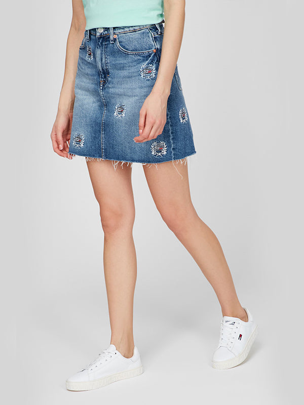 Mom Dnm Skirt Ce738 Denim Medium / NI30