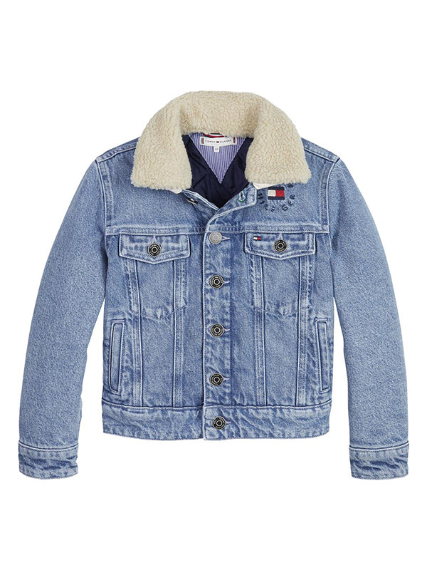 U Sherpa Denim Jacke Recycled / 10