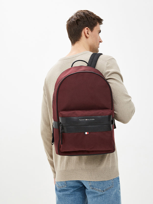 Elevated Nylon Backp Deep Burgundy / OS