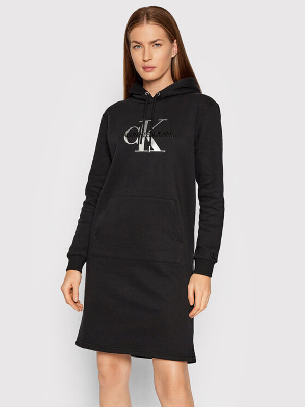 Glossy Monogram Hood Ck Black / L