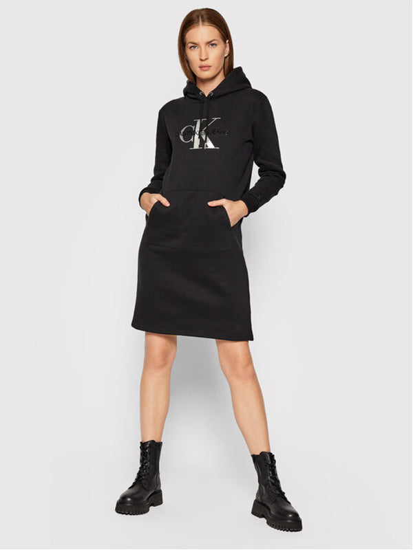 Glossy Monogram Hood Ck Black / L