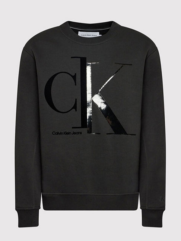 Bold Spliced Ck Crew Ck Black / L