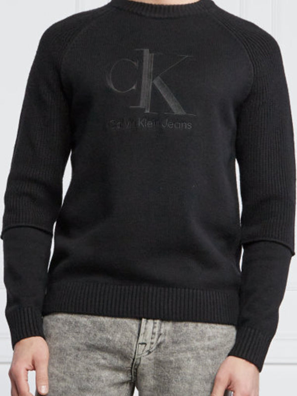 Spliced Ck Textured Ck Black / L