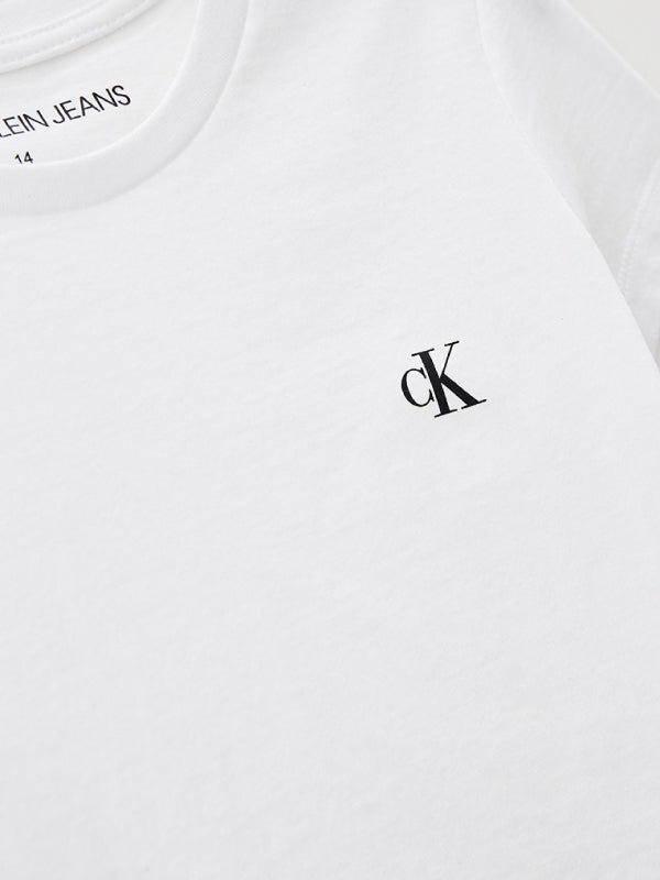 2-Pack Slim Monogram White / Black / 16