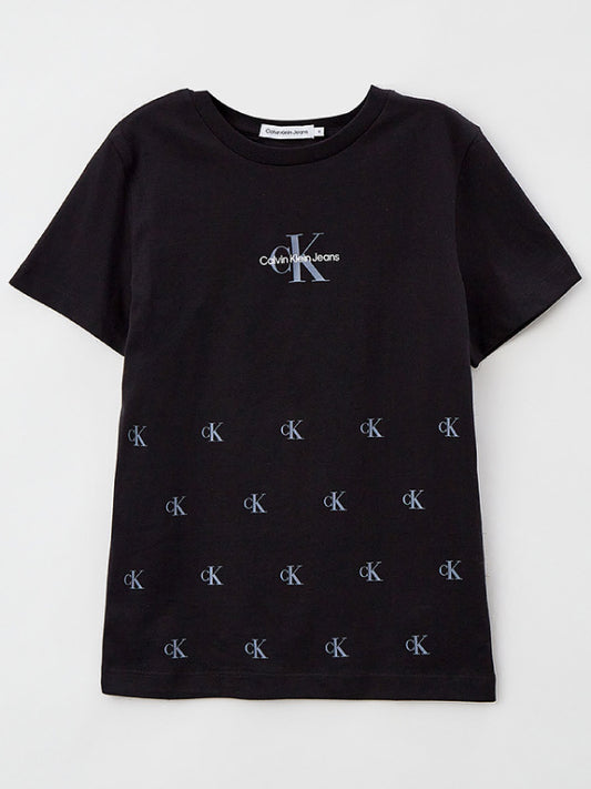 Repeated Monogram T- Ck Black / 10