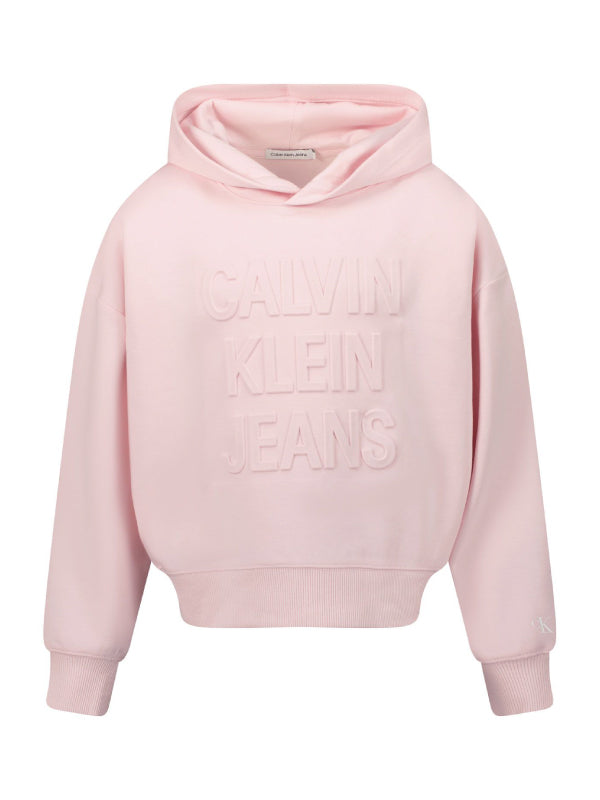 Debossed Logo Hoodie Sweetest Pink / 10