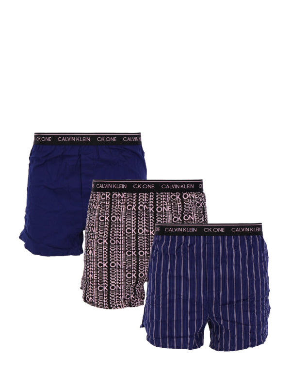 Boxer Slim 3Pk OVERSTOCK LOGO/BAYOU/NATE STRIPE / L