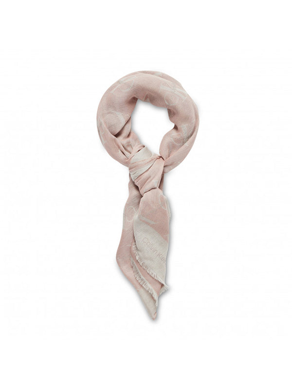 Monogram Scarf 70X18 Pale Conch Shell / OS