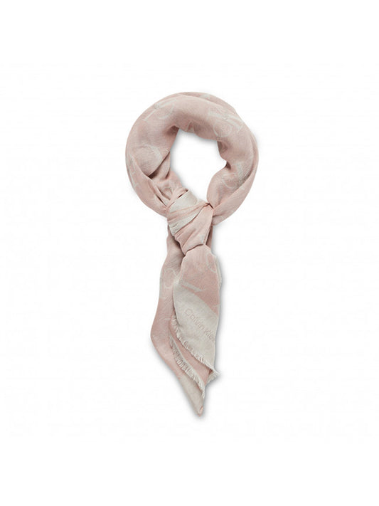 Monogram Scarf 70X18 Pale Conch Shell / OS