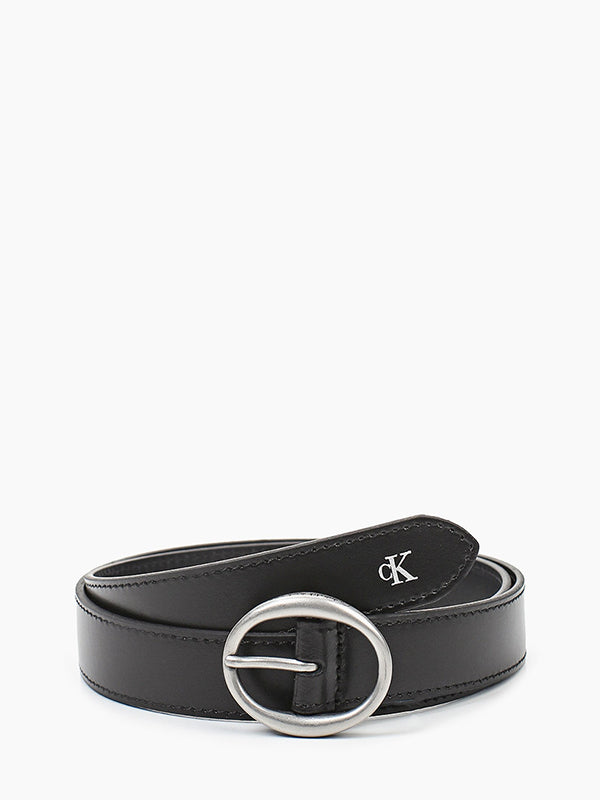 Classic Round Buckle Black / 95